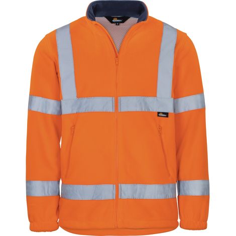 VWFC13 Vizwell S Reflektierende Fleecejacke Orange (1/5)