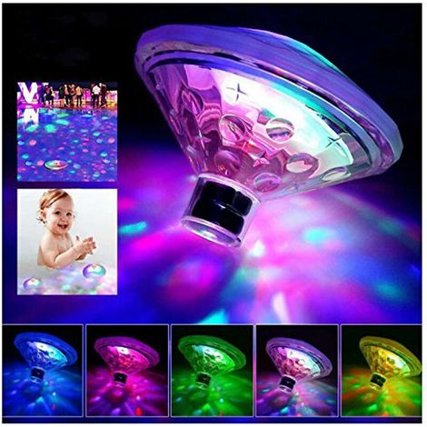 Lampe LED flottante à piles pour piscine/bassin, 7 modes de couleur différents-AquaForge