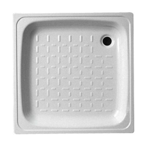 PIATTO DOCCIA IN ACCIAIO BIANCO cm. 70 x 70 x H. 8
