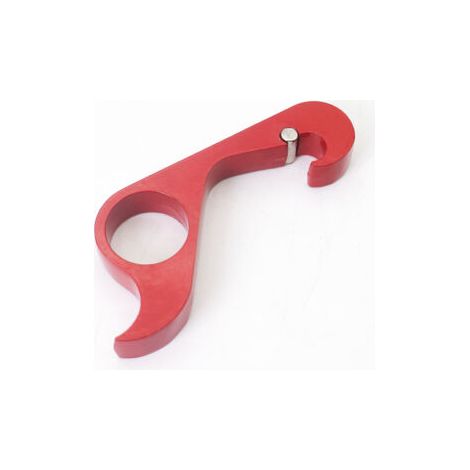 QORVA-Ouvre-bouteille d'extérieur à une main, rouge, 8,94,21,2 cm, ouvre-bouteille magnétique en métal, ouvre-bouteille portable. (1/5)