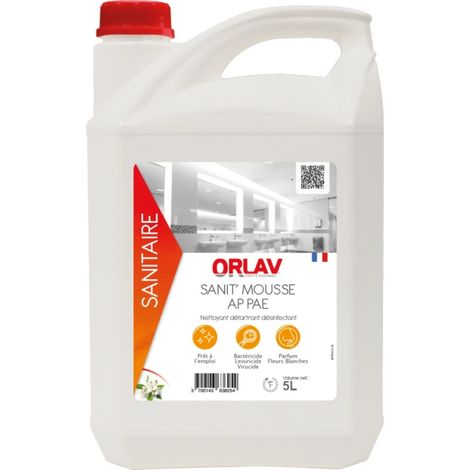 ORLAV - Nettoyant sanitaire - Prêt à l'emploi - 5L