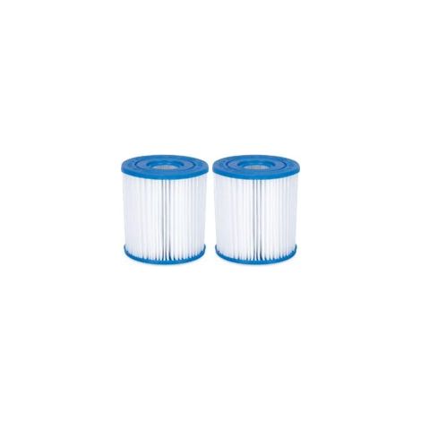 Paquete de 2 cartuchos de filtro para piscina BESTWAY I modelo D FD2133 - Crezuo (1/4)