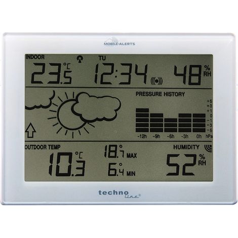 Techno Line Mobile Alerts MA 10410 Mobile Alerts MA 10410 Funk-Wetterstation Anzahl Sensoren max. 1 (1/3)