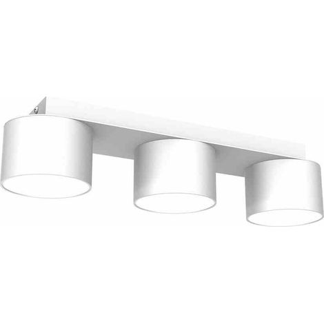 Plafonnier barre métal Milagro DIXIE blanc 3x20W GX53 (1/5)