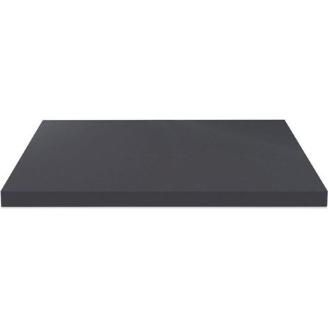 Piano lavabo rettangolare truciolare antracite satinato 120x47x3.8H