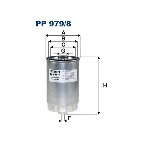 Kraftstofffilter PP979/8 Filtron
