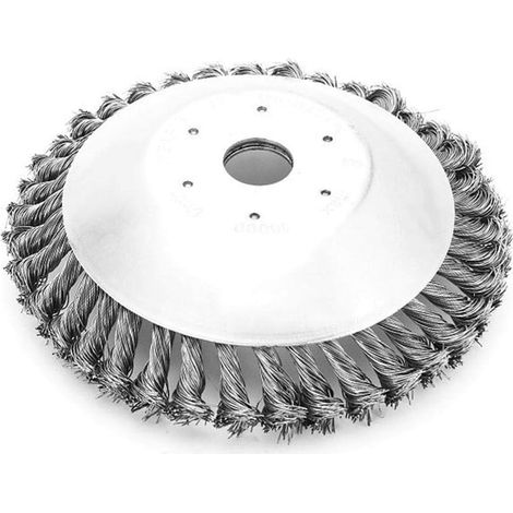 Garden Weed Brush Head, Universal Lawn Mower Grass Trimmer Head String Garden Playground Maintenance Replacement Weed Cutter Head (6") (1/5)