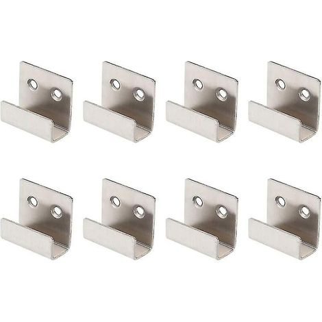 Set di 8 ganci e staffe per appendere quadri AquaForge con doppio foro (1/5)