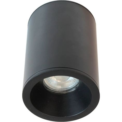 Foco “Fred” de aluminio GU10 color negro (1/5)