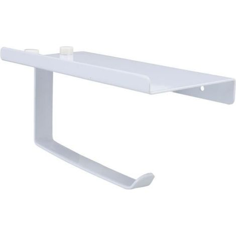 Tbest étagère de papier toilette Porte-papier hygiénique étagère de téléphone en acier inoxydable antirouille empêcher le (1/4)