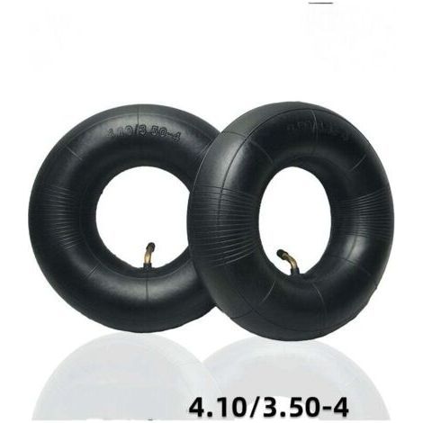 2 pièces pneus tubulaires série 4.10/3.50-4 pouces pour diable, chariot, charrette à bras, chariot de jardin, tondeuse à gazon, tube de remplacement 4.10-4 LKBD (1/4)