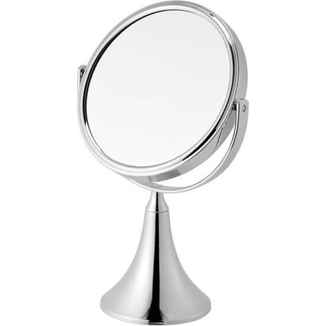 Showerdrape Panos 3x Magnifying Chrome Makeup Vanity Mirror (1/2)
