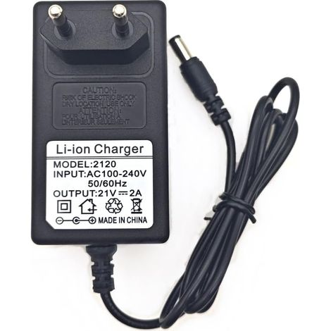21V 2A 42W Alimentation Chargeur de Remplacement AC à DC avec câble de Charge et Voyant Lumineux (1/5)