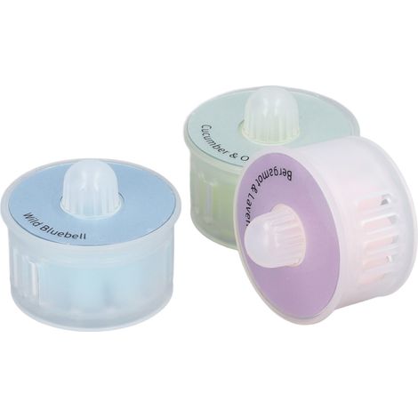 Lot de 3 capsules parfumées pour robot aspirateur T9 AIVI : Jacinthe sauvage, bergamote et lavande, concombre et chêne. (1/5)