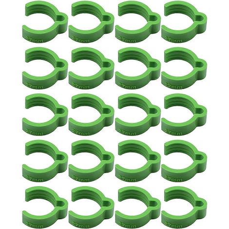 Lot de 20 clips de fixation pour tuyaux d'aspirateur D27, organisateur de tuyaux pour ponceuse et extracteur de poussière (1/5)