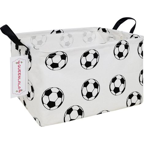 1 Panier à linge, pliable, toile, poignées, rangement jouets, chambre enfant