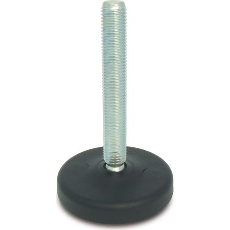 Pied réglable RS PRO Diam 103mm M24 x 150mm capacitéx 2500kg ( Prix pour 1 )