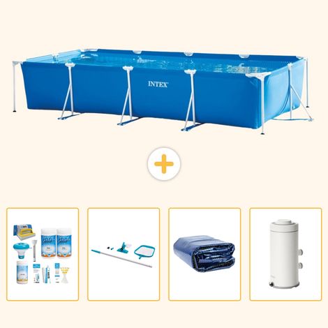 Intex Piscine Tubulaire Rectangulaire - 450x220x84 cm - 5-pièces S93 (1/5)