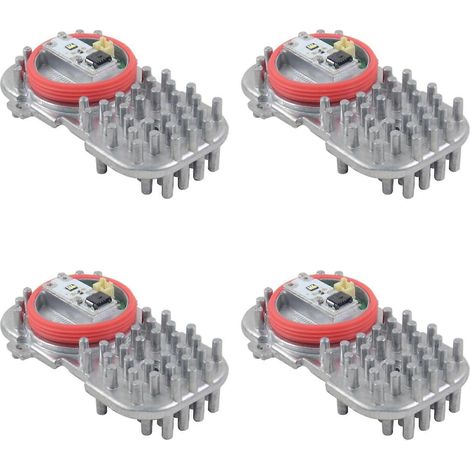 4 modules de diodes LED pour phares (réf. 63117263051) compatibles BMW Série 3, 4 et 6, X3, X5 et X6 (E92, E93, F32, F36, F12, F13, F15) (1/5)