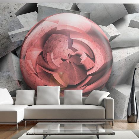 Papier Peint "Rose de Pierre" 70 x 100 cm (1/2)