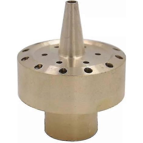 Brass Fountain Sprayer Nozzle Water Sprinkler Nozzle Pond Pump Accessory(1/2inch) (1/2)