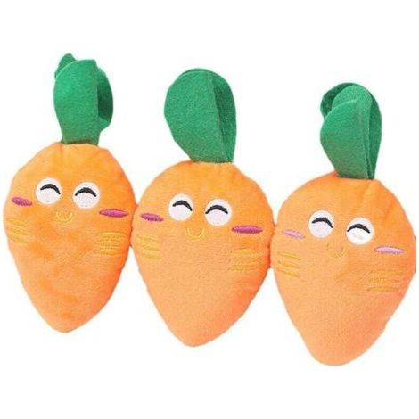 3 Pack Luxury Squeaky Puppy Toys, Adorable Small Plush Toys for Small Medium Dogs (1/4)
