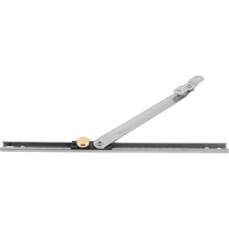 Renforcée Inoxydable Argenté en Fenêtre Support Limiteur Acier Vent Sécurité pour Porte Coulissante et Fenêtre à Ouverture (1/5)