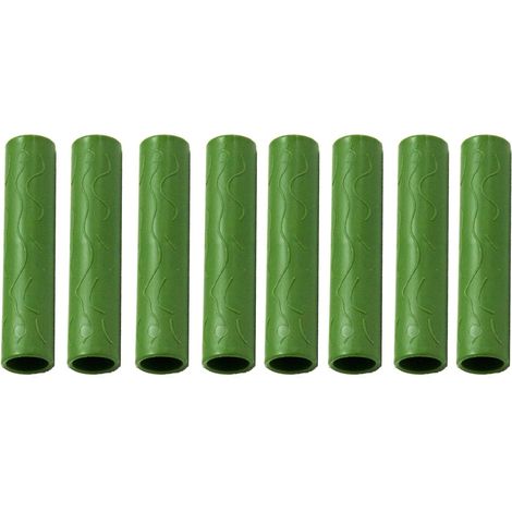 Sollbry 24er-Pack Stützpfähle für Gartenpflanzen, PP-Material, für Kletterpflanzen, grün (1/5)