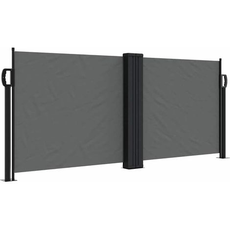 Maison Exclusive - Auvent latéral rétractable anthracite 100x1000 cm