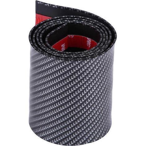 Autoaufkleber Carbonfaser-Gummi-Styling Türschweller-Schutzleisten Universal (10  100cm)