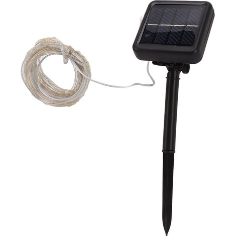 200 LED Solarleuchten, wasserdicht, verstellbar, dekorative Solar-Lichterkette für Terrasse, Pool, Hawaii, Dschungel, Party, Bar, Strand (1/5)