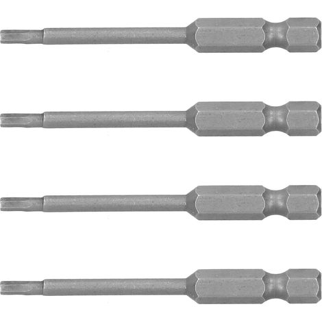 Jeu de 10 embouts de tournevis électrique 6,35mm (1/4) en acier S2, tête magnétique hexagonale 2,5mm, outils de bricolage professionnels. (1/5)