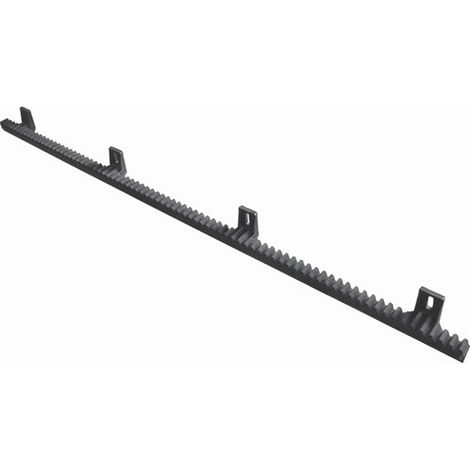 Crémaillère polyamide 1010 mm - 4 fixations - pas de 12 mm - DECO FER FORGE