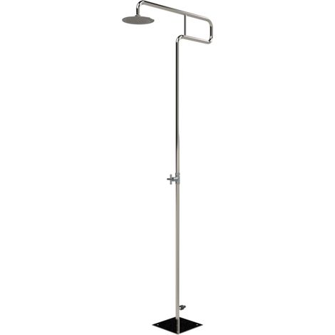 Eichenwald Ideal Außendusche Trombone Gartendusche Edelstahl V2A 701410 (1/5)