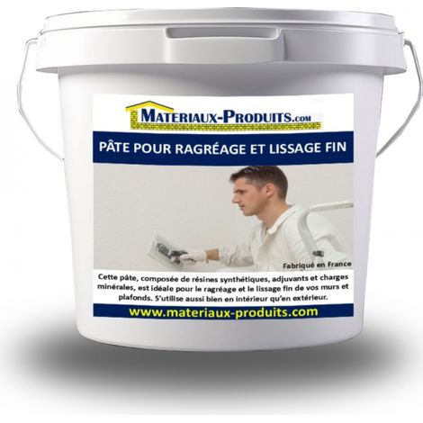Pâte pour ragréage et lissage fin - 6 Kg Blanc cassé - MATPRO (1/5)