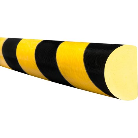 Moravia Prallschutz MORION Kreis Flächenschutz 32 x 40 x 5000 mm gelb/schwarz (1/4)