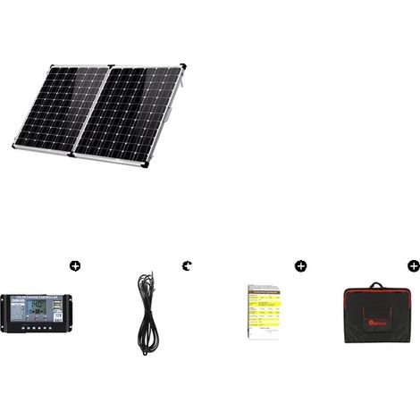 Pannello solare, design portatile, alta efficienza, 200W (1/2)