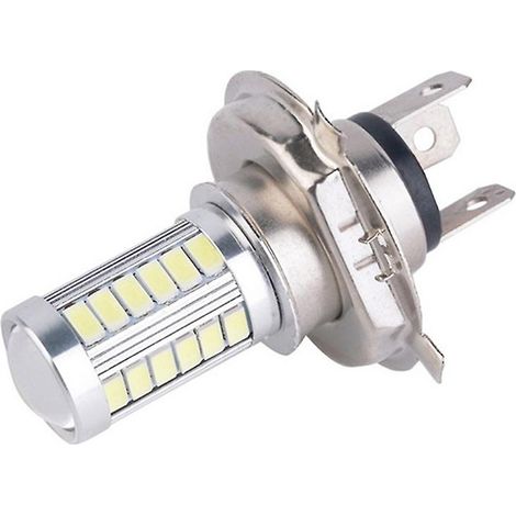 Ampoules LED H4 33 SMD pour phares de moto, 800 lm, 6500 K, feux de jour pour moto et voiture (1/5)