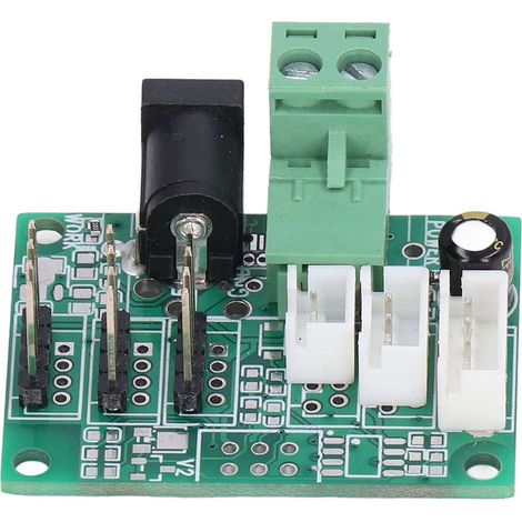 DC 12V Lüfter-Splitter-Adapter-Anschluss-Controller-Hub für PC-Gehäuse-Wärmeableitung, Verdrahtungsbuchse, Mehrfachanschluss-Kit (1/5)