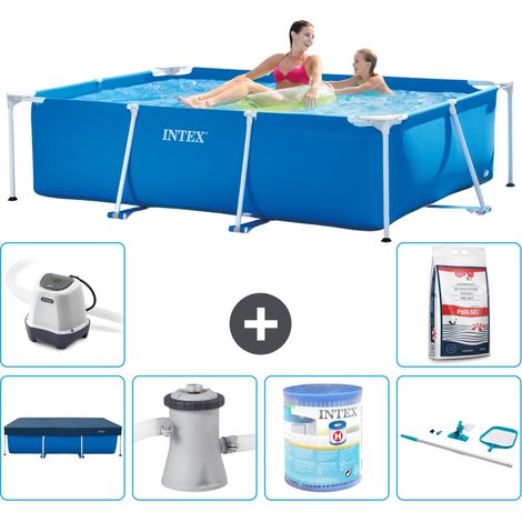 Intex Piscina con struttura Rettangolare - 220x150x60 cm - 7-pezzi  S40026 (1/5)