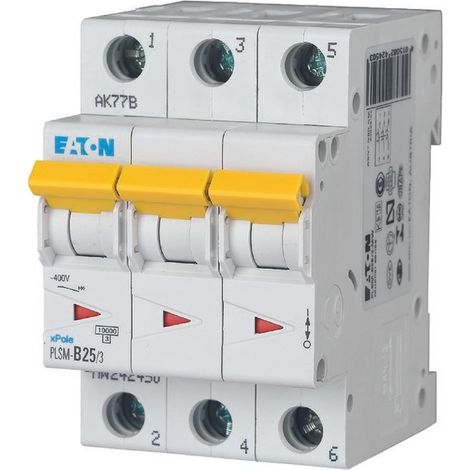 Leistungsschalter 3P C 25A 10kA AC PLSM-C25/3-MW 242476