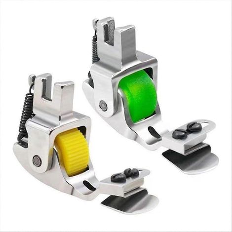 Set aus 2 Rollsaum-Nähfüßen, verstellbarer Reißverschluss-Saumführung, Rollsaumfuß für den industriellen Einsatz (1/5)