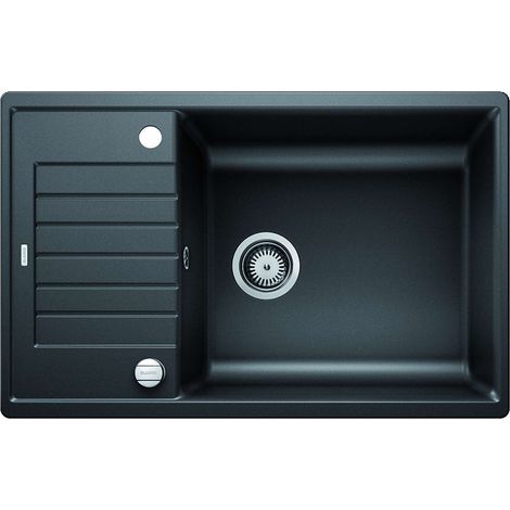 Blanco Zia XL 6 - Lavello in silgranit, 78x50 cm, con comando remoto dello scarico, nero 526018 (1/3)