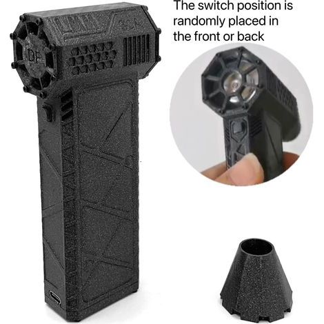 28.8 mm Brushless Turbo Jet Fan – 110,000 RPM, High Power, Quiet, PD Charging via USB-C (1/5)