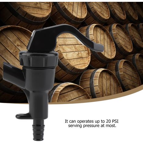 Robinet de pique-nique en plastique à presser pour le brassage de bière maison et la distribution de boissons gazeuses (1/5)