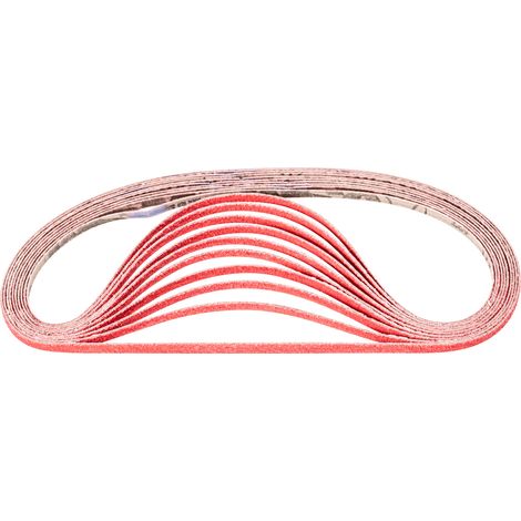 PFERD TOOLS Keramikkorn Schleifband BA 6x610mm CO-COOL60 für Edelstahl-Schliff mit Bandschleifer (100) 100 Stk