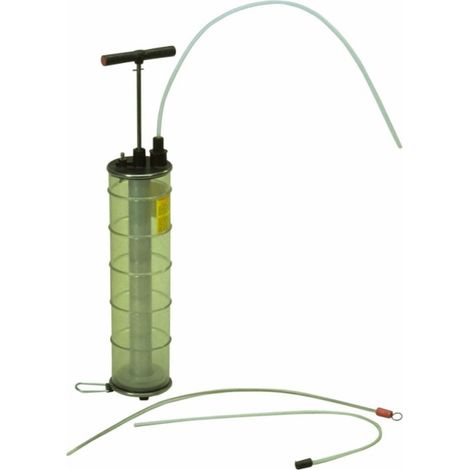 Lem Select – Pompe à main pour vidange d'huile moteur 6.5 L – 3 tubes d'aspiration inclus – Accessoire d'entretien outils motorisés