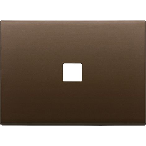 VIMAR - 22683.1.12 Placca 3Mx1 Flat bronzo scuro spazz.