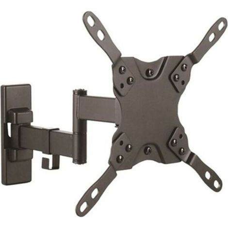 Ewent EW1522 Supporto da Parete per TV/Monitor da 13 a 42 Pollici con Braccio a Doppio Snodo e Orientabile, Vesa Fino a 200 x 200 mm, Nero (1/5)