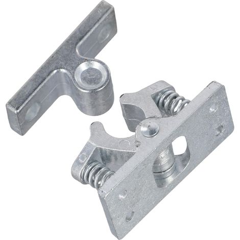Loquet de porte en alliage de zinc avec ressort, 1 pièce (1/5)